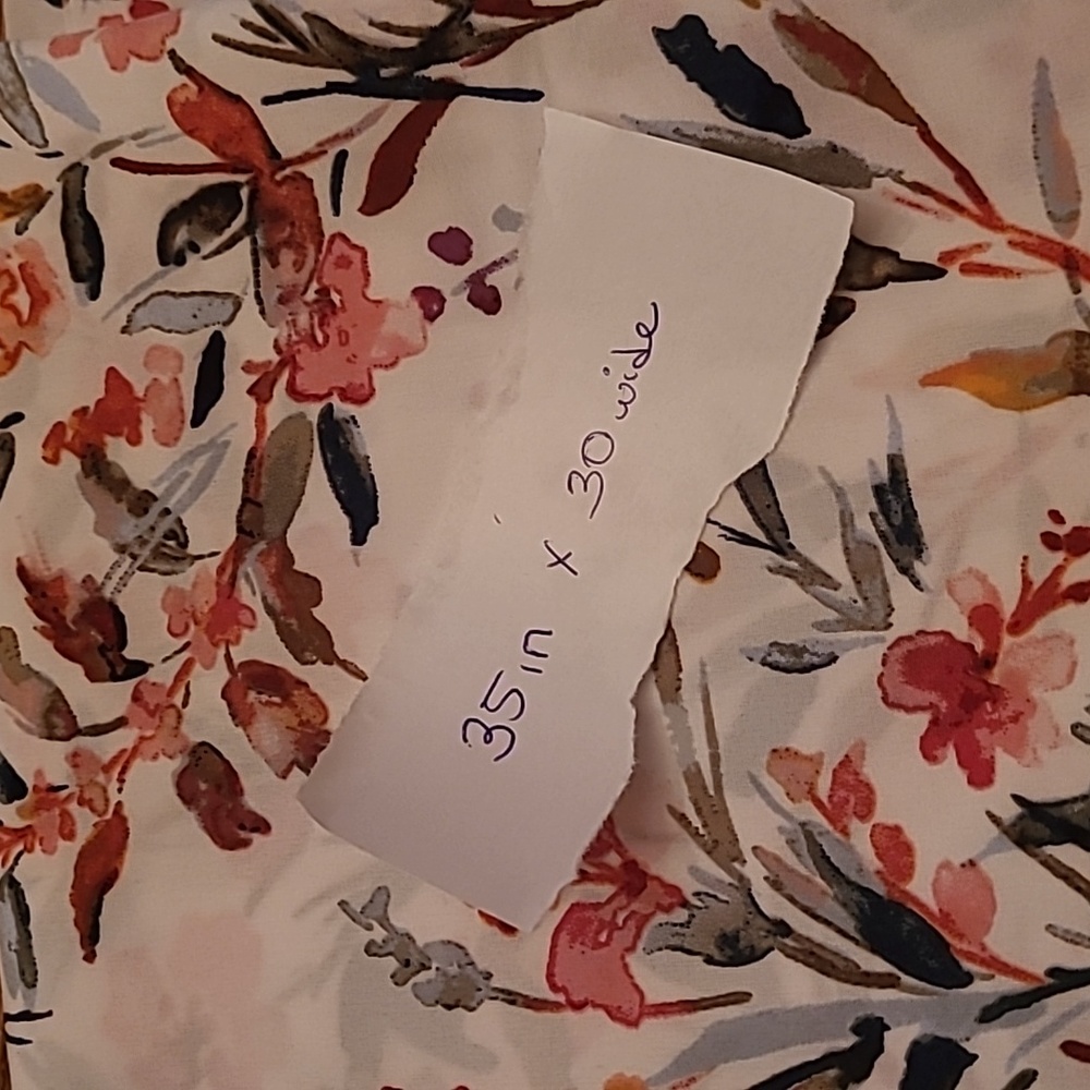 Fabric scraps 35x60 piece